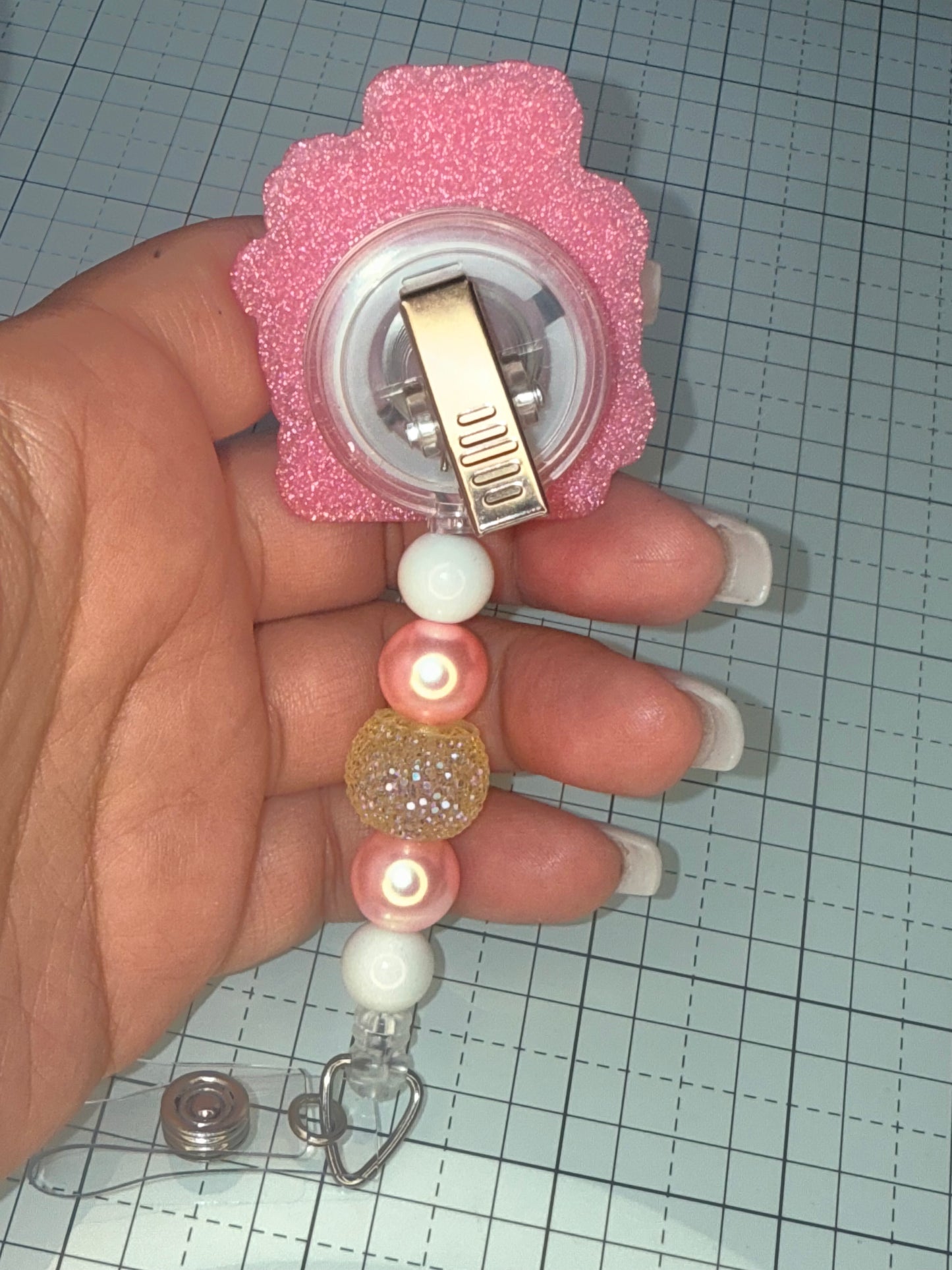 Me Time Care Bear Badge Reel