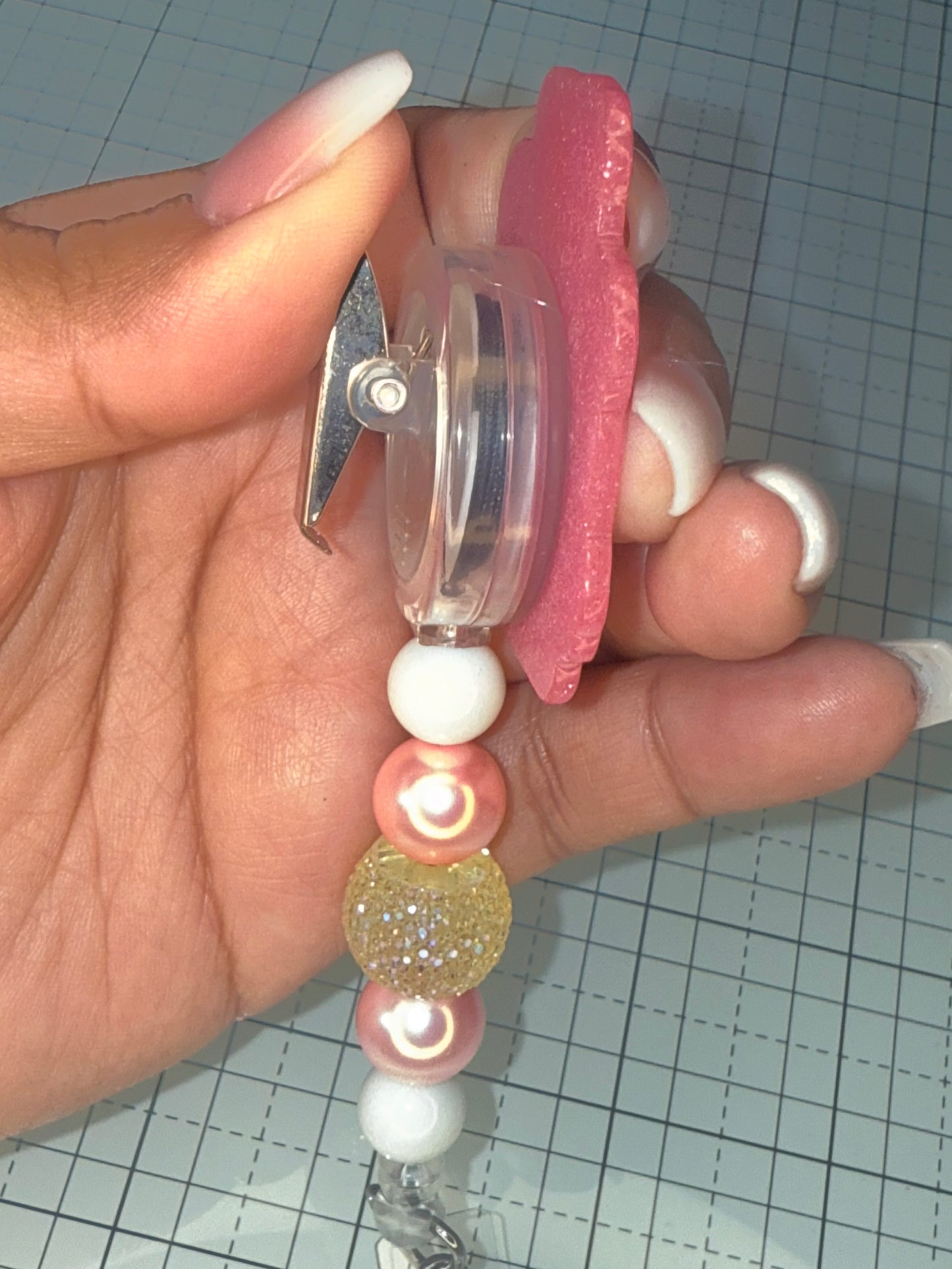Me Time Care Bear Badge Reel