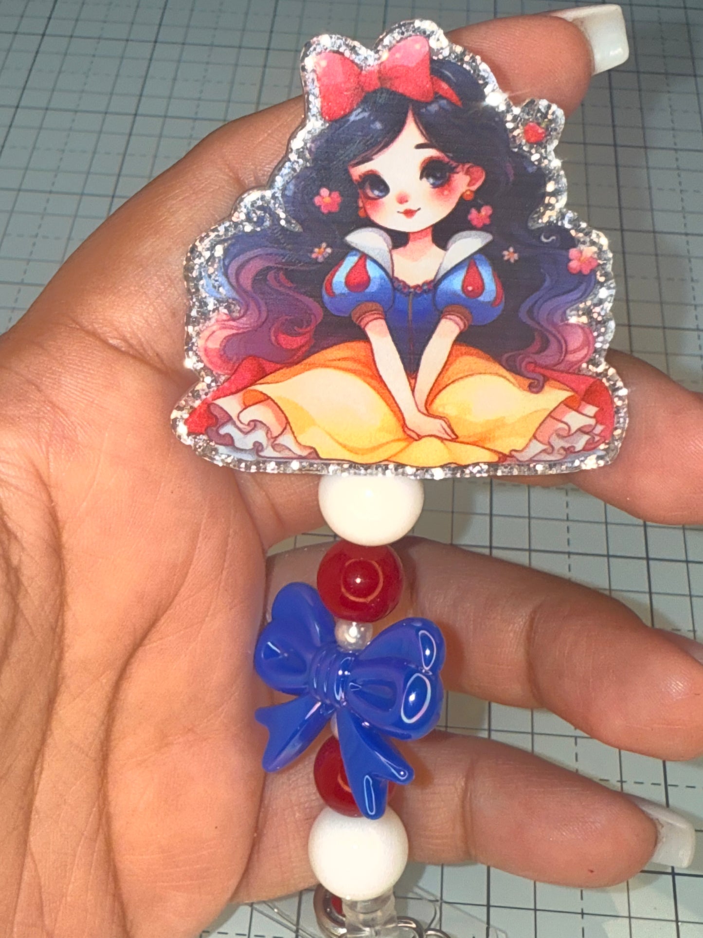 Snow White Badge Reel