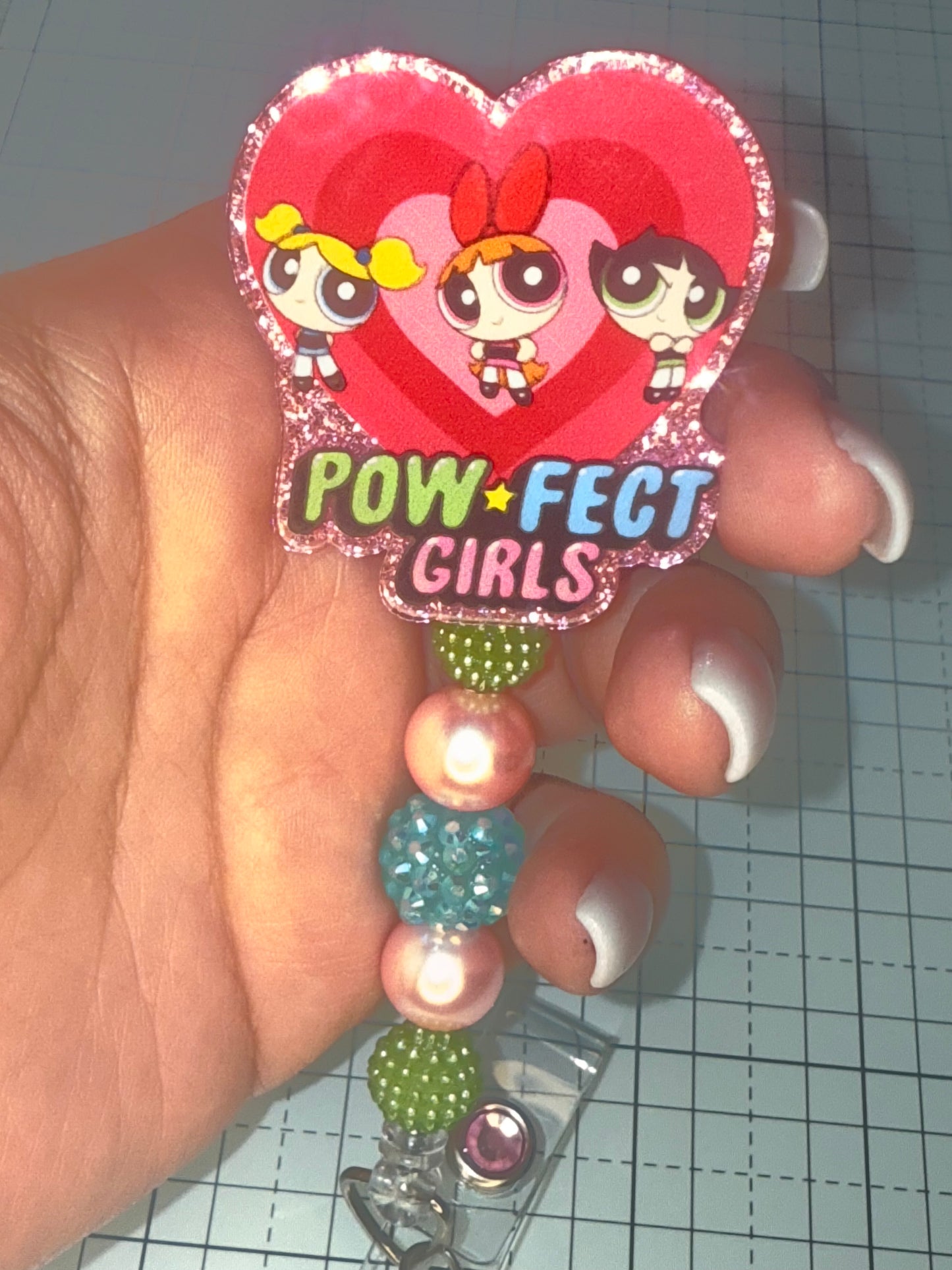 Powderpuff Girls Badge Reel