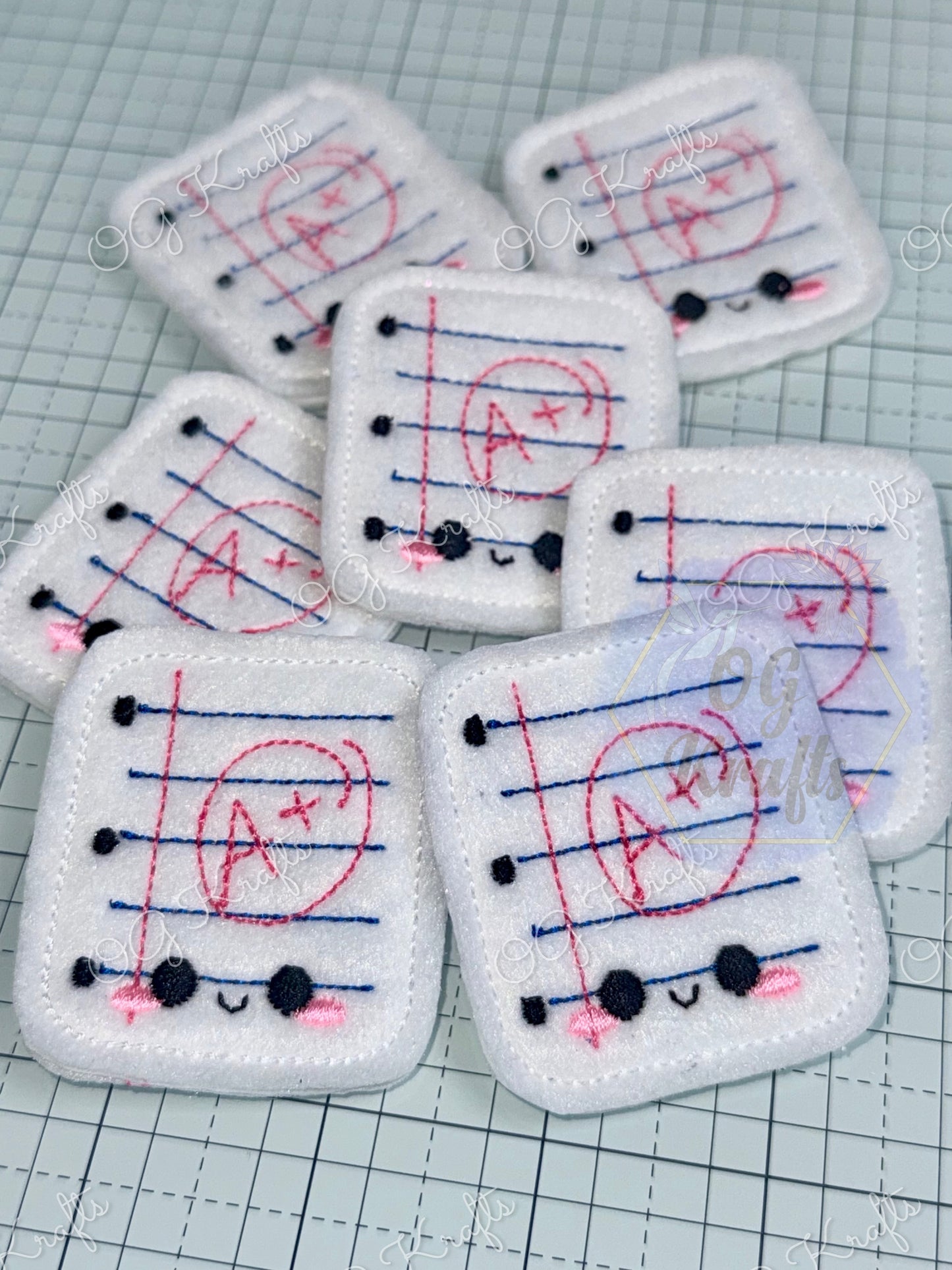 Back to School Notepaper Felties