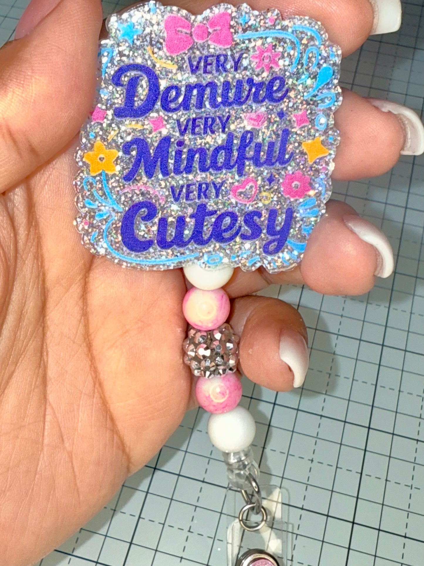 Very Demure Badge Reel