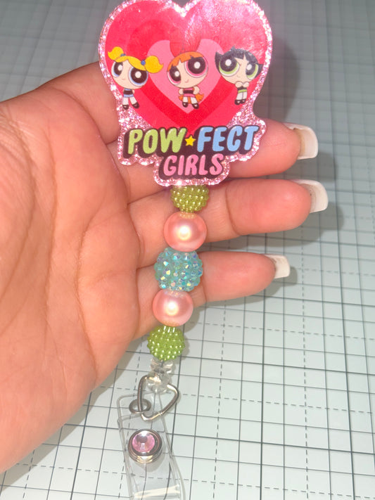 Powderpuff Girls Badge Reel