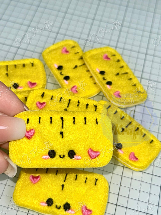 Back to School Ruler Felties