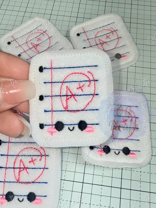 Back to School Notepaper Felties